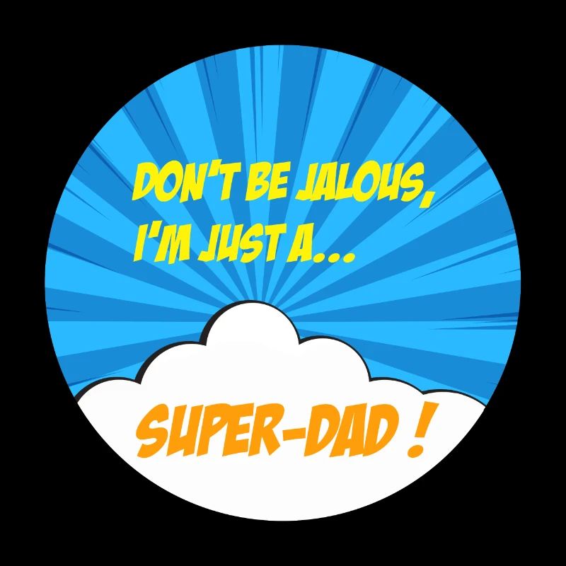 Super-dad super-hero Best dad Father's day Comics