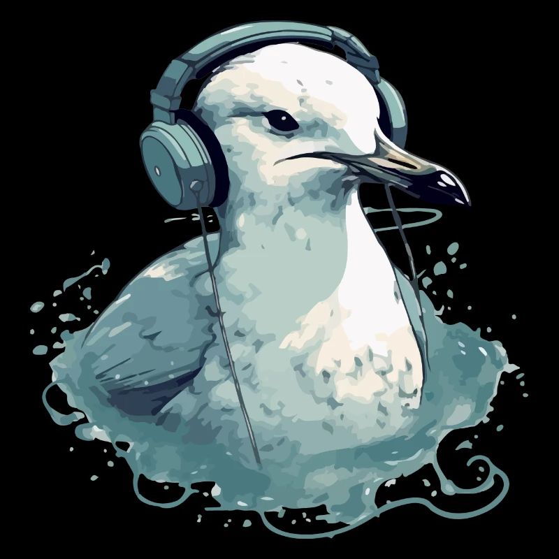 Mila, die audiophile Möwe