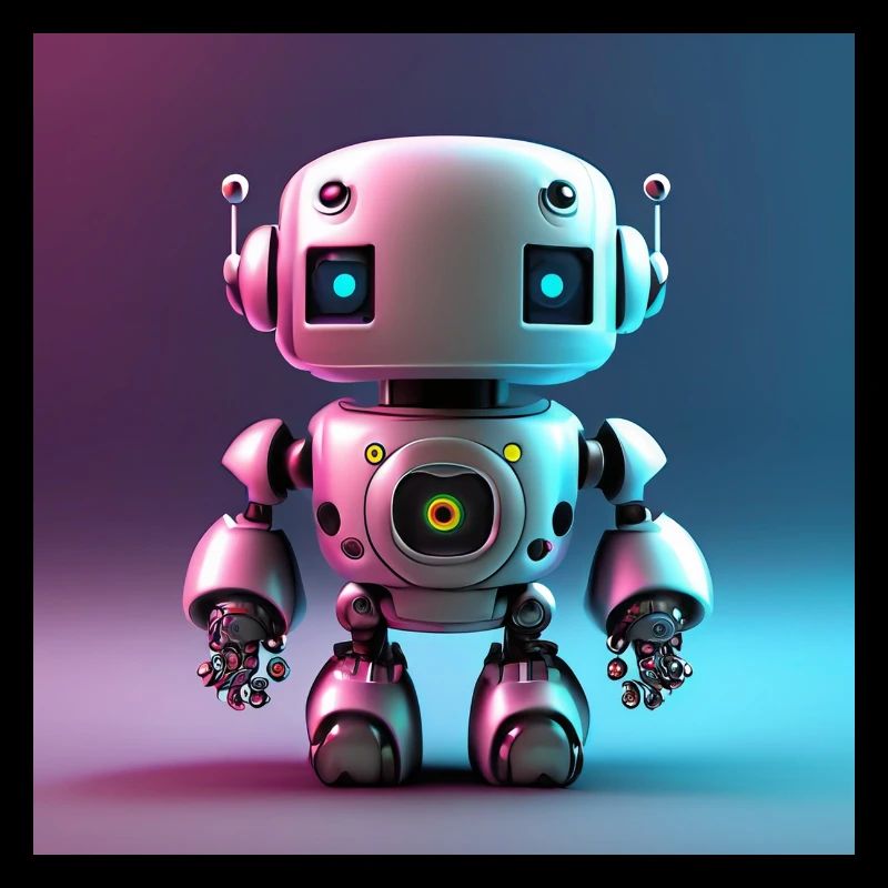 Joyeux Halloween robot mignon effrayant drôle effrayant effrayant