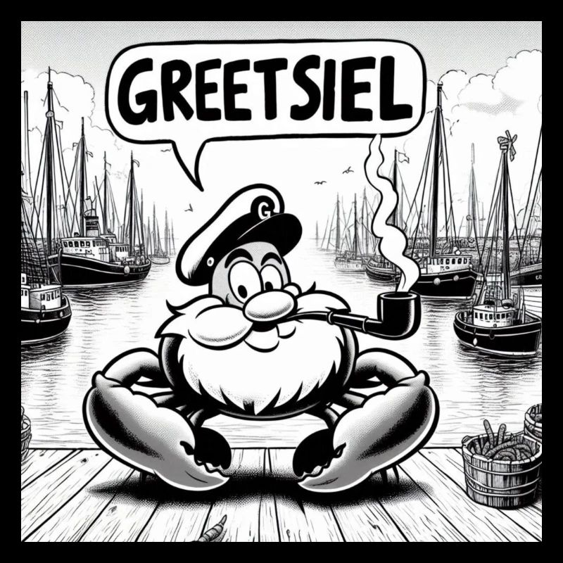 Greetsiel - Kapitän Krabbe - Urlaubskrabbe
