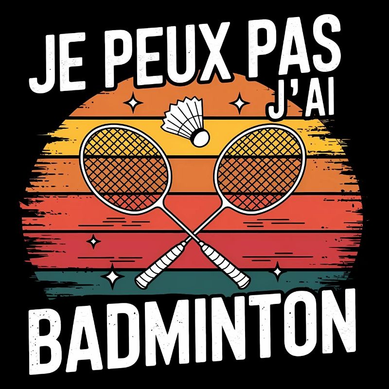 Badminton Addict - Retro und stolz