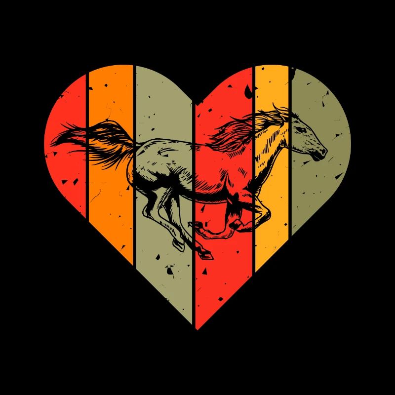 Ich liebe das Pferd Geschenk Reiter Reiter