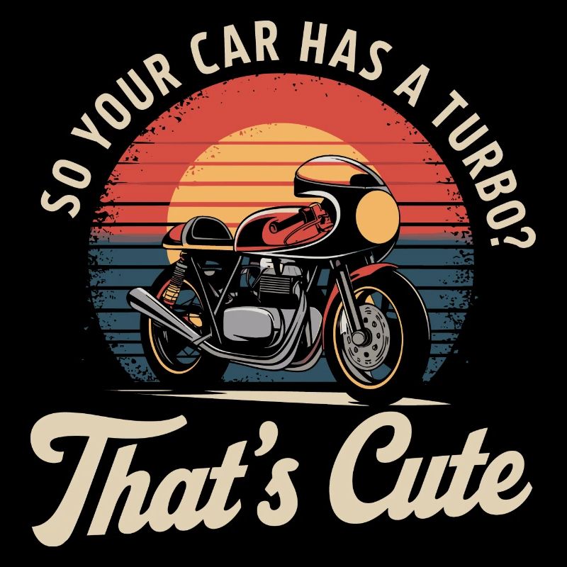 Déclaration de course humoristique pour les motards