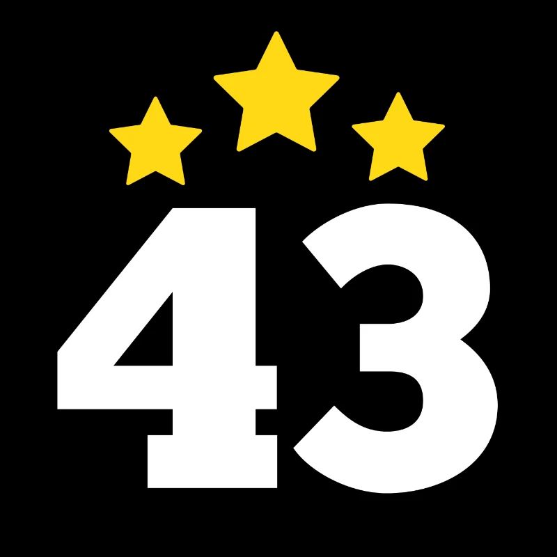 43 Jahre Stern - Geschenk zum 43. Jubiläum