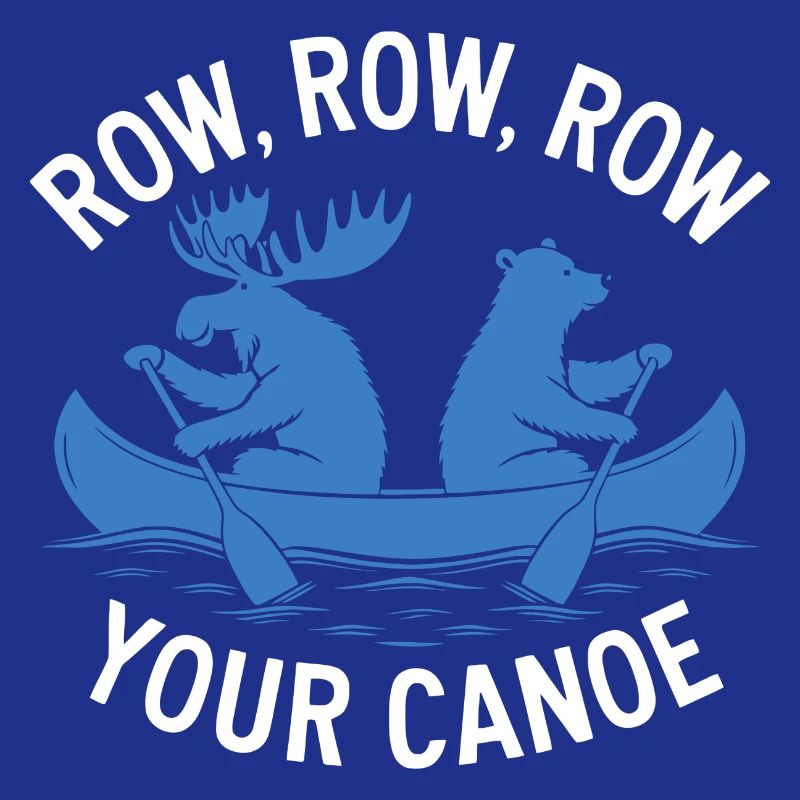 Rame, rame, rame ton canoë