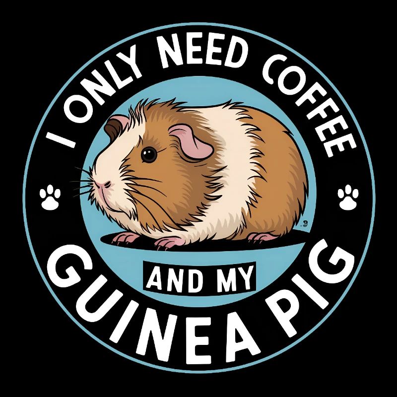 Juste besoin de café et de mon cochon d’Inde