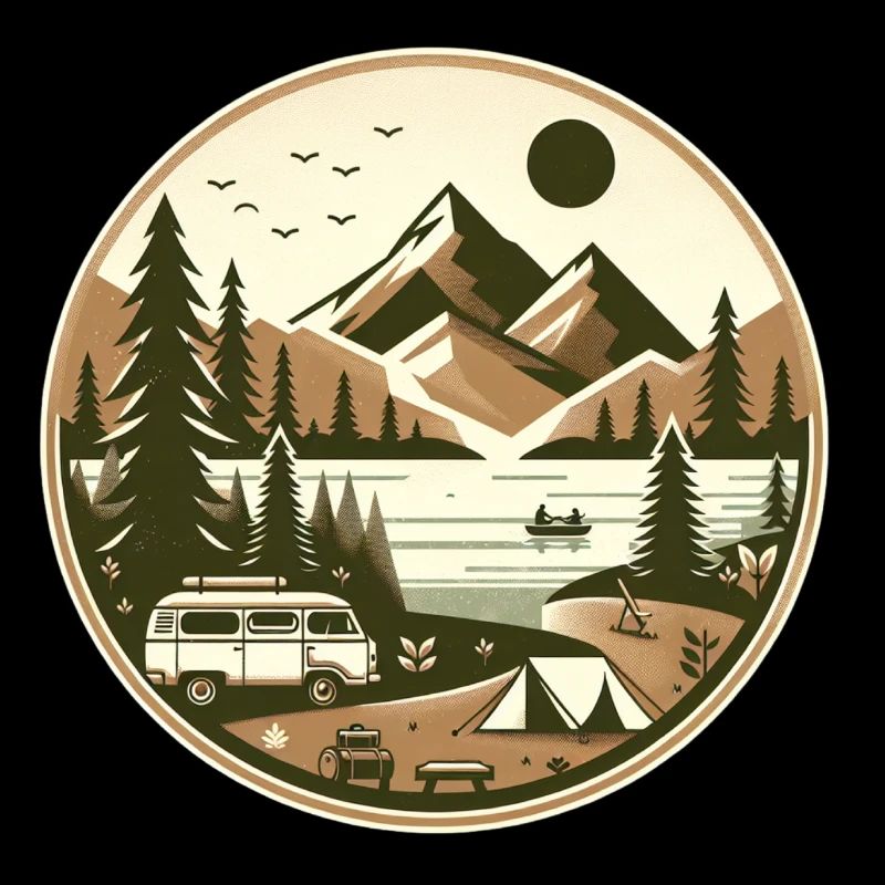 Nature & Adventure – Idyllic Camping Motif