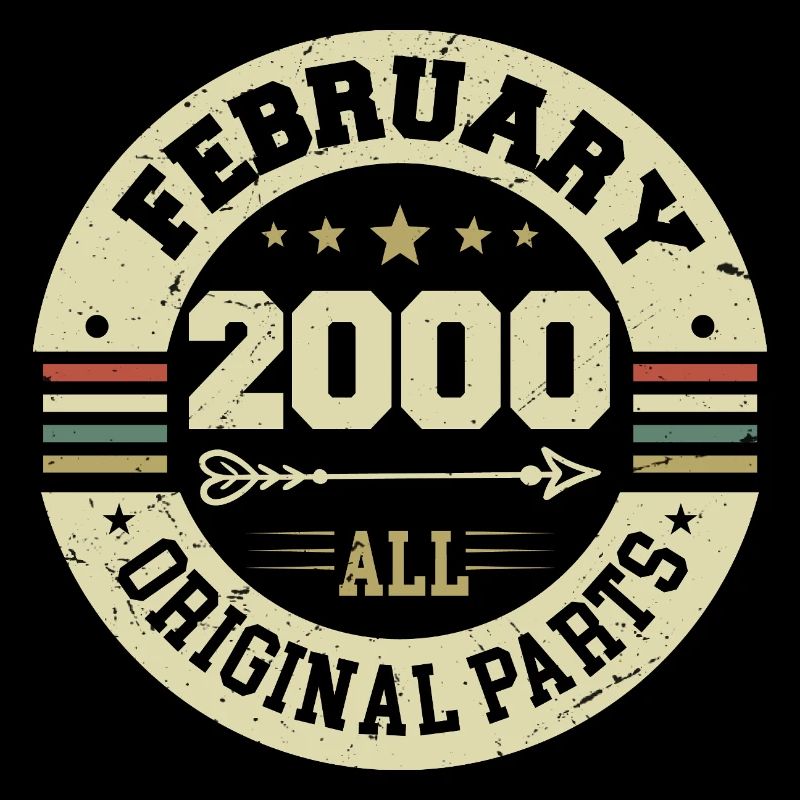 Février 2000 Vintage Cadeau d’anniversaire 2000