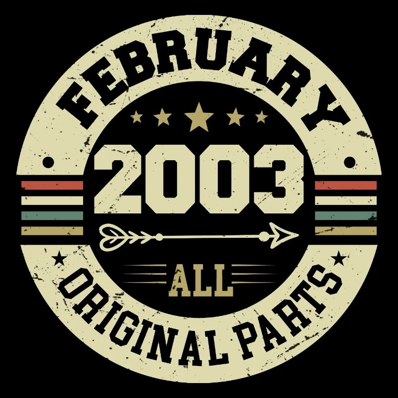 February 2003 Vintage Birthday Gift 2003