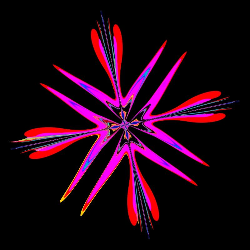 Abstrakte mit eine bunten Stern