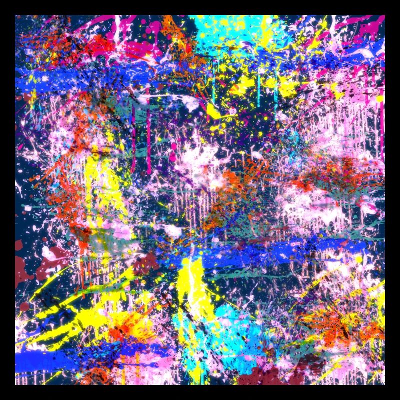 Ein Abstrakte buntes Fleckenbild