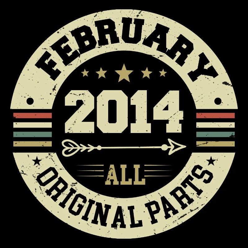 Février 2014 Vintage Cadeau d’anniversaire 2014