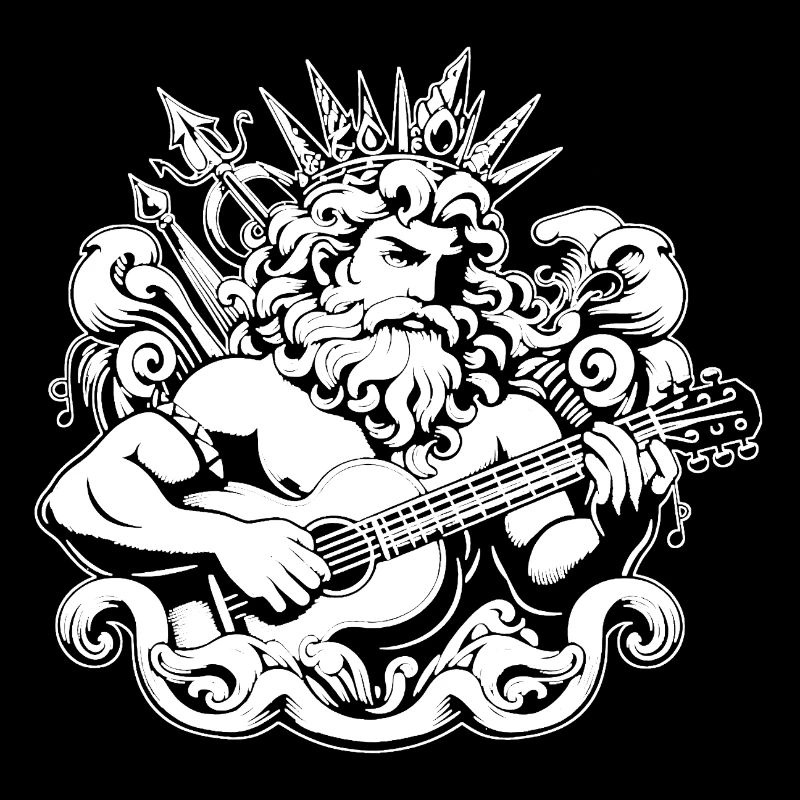 Neptune avec guitare