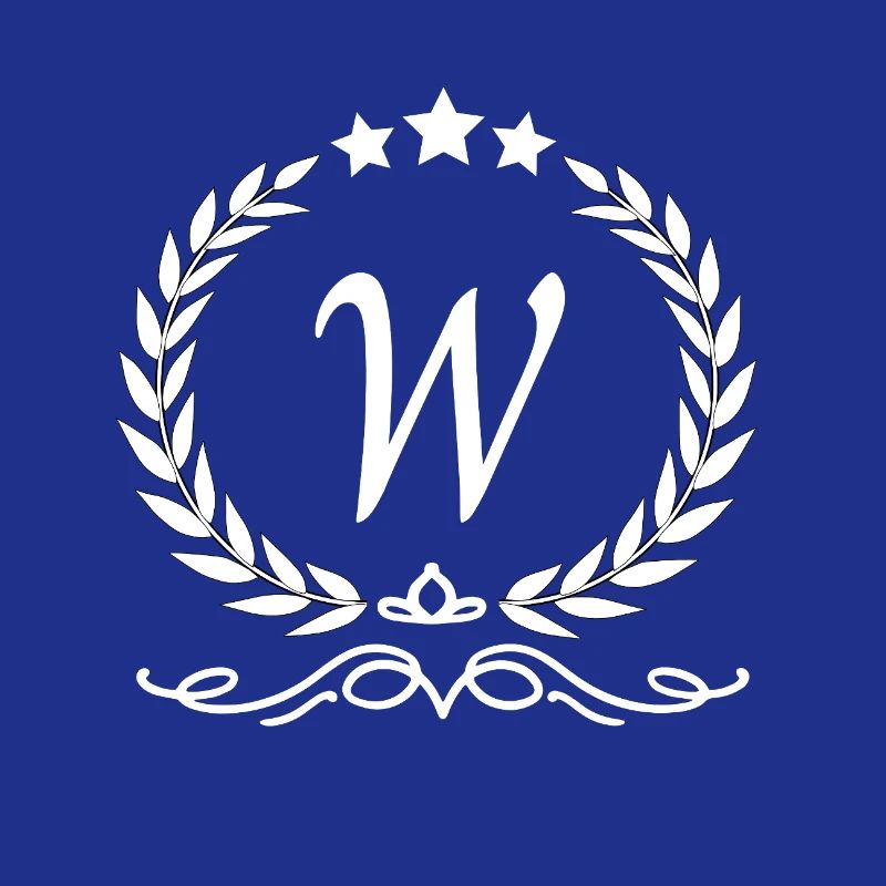 Buchstabe w Krone