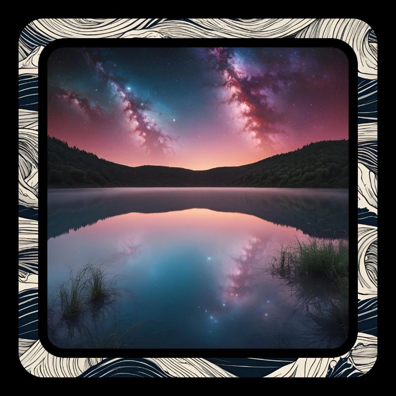 Seascape with reflections