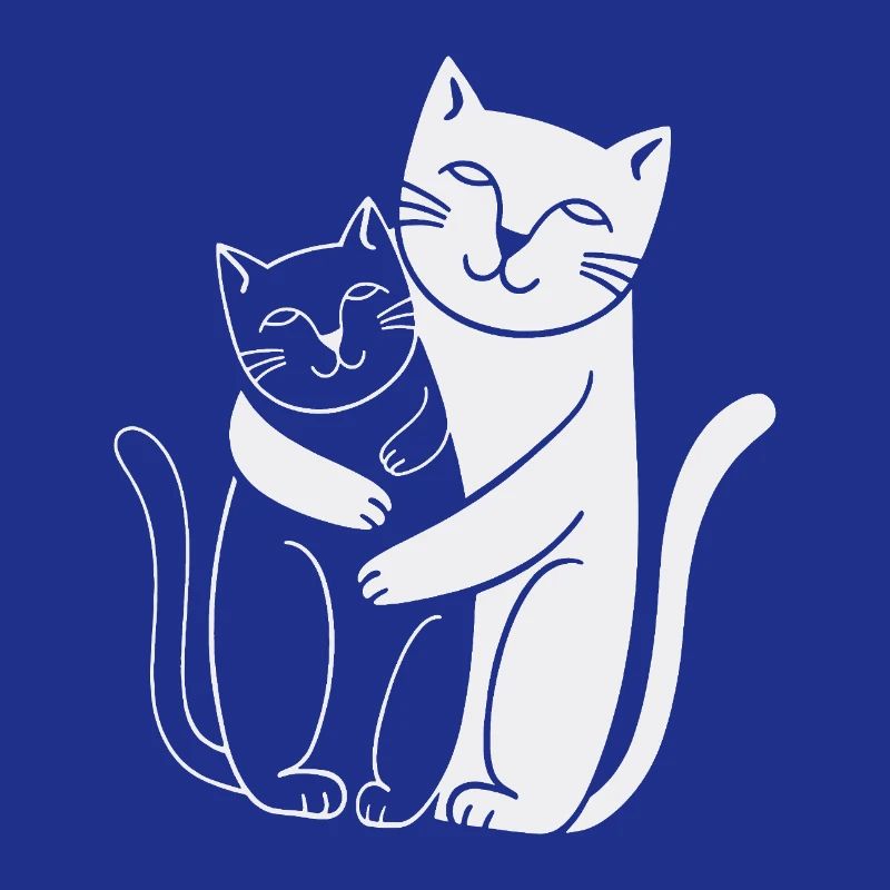 Chat Blanc & chat noir