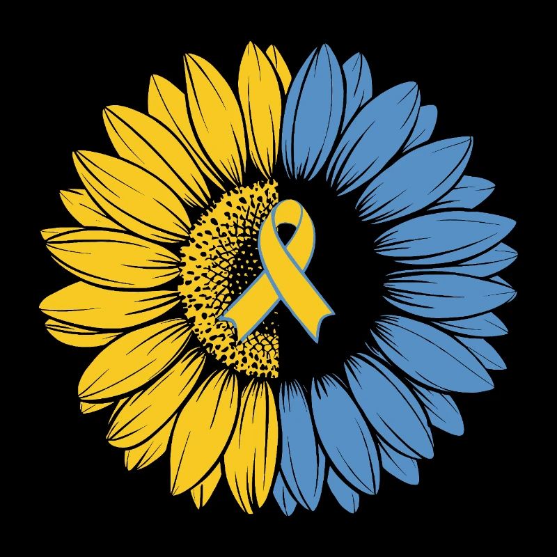 Down-Syndrom Unterstützung Sunflower Band