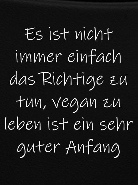 veganer Spruch