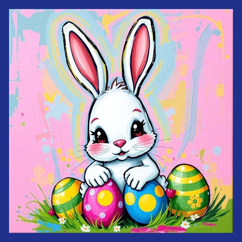 Bunter Ostertag