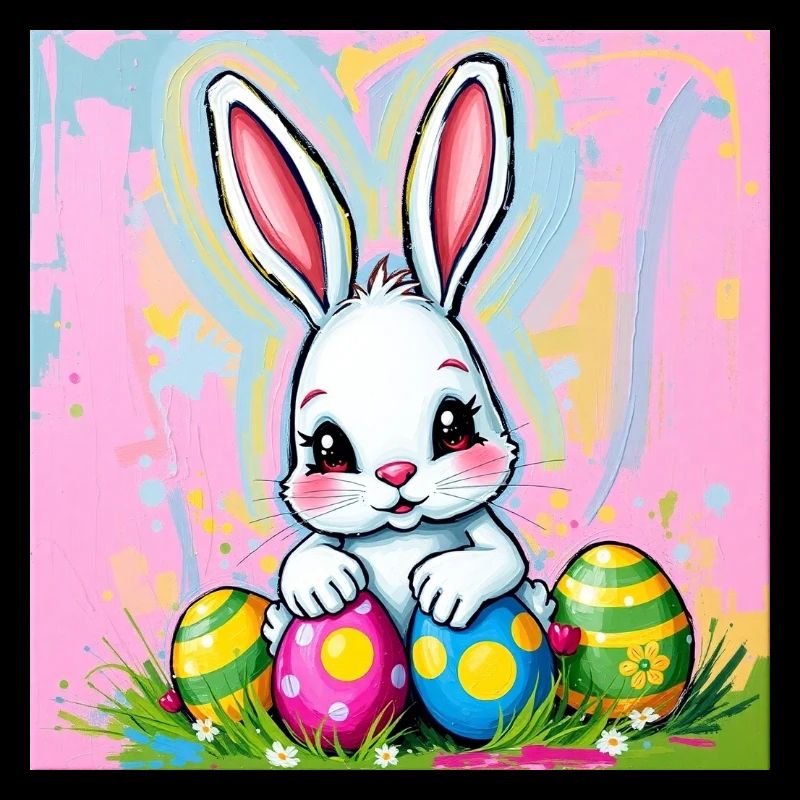 Bunter Ostertag