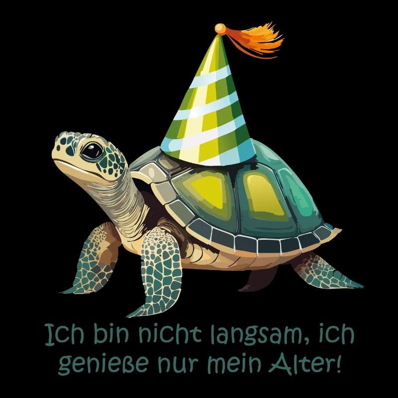 Party turtle: Enjoy my age!