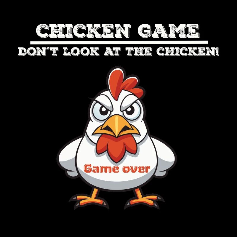 Jeu de poulet blanc