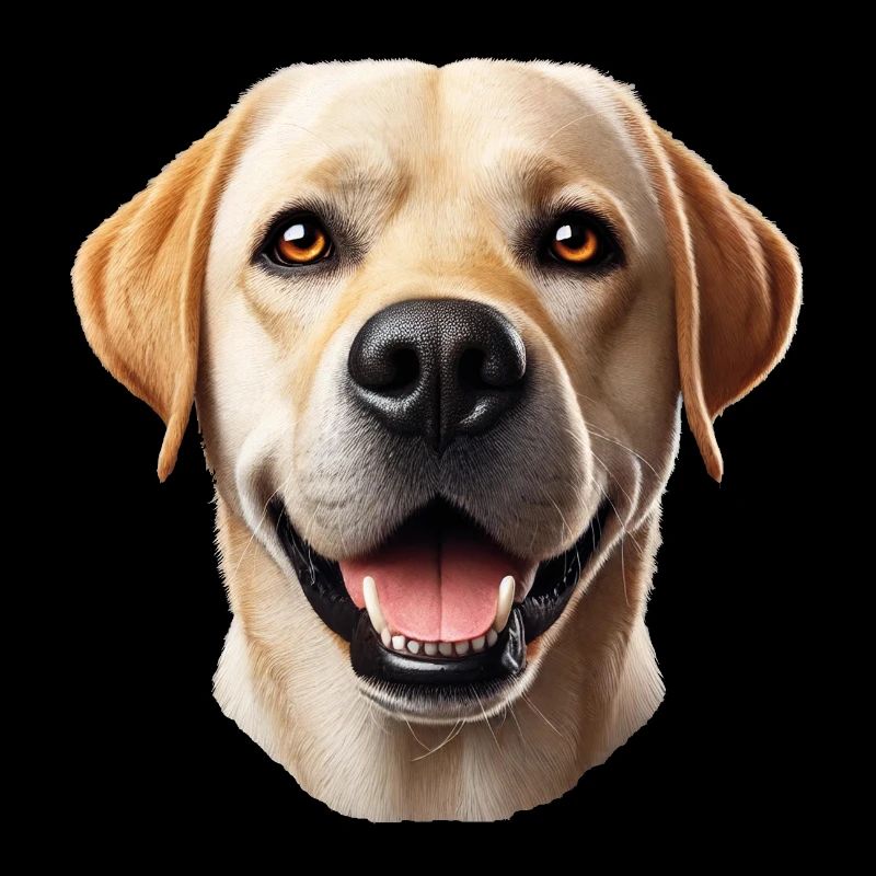 Grinsender Labrador
