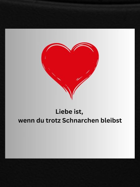 Liebe-Schnarchen