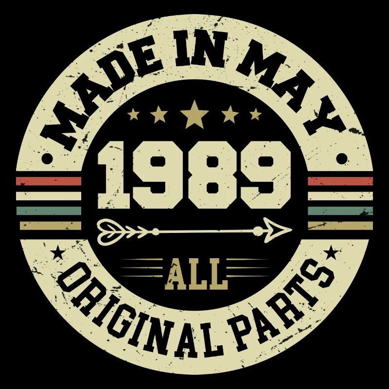 May 1989 Anniversary May 1989 Birthday May 1989