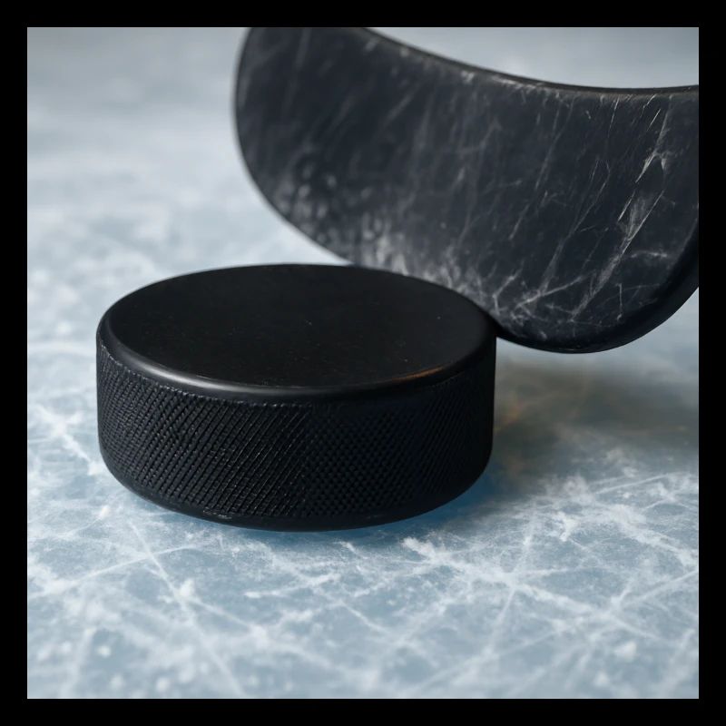 Eishockey - Schläger und Puck