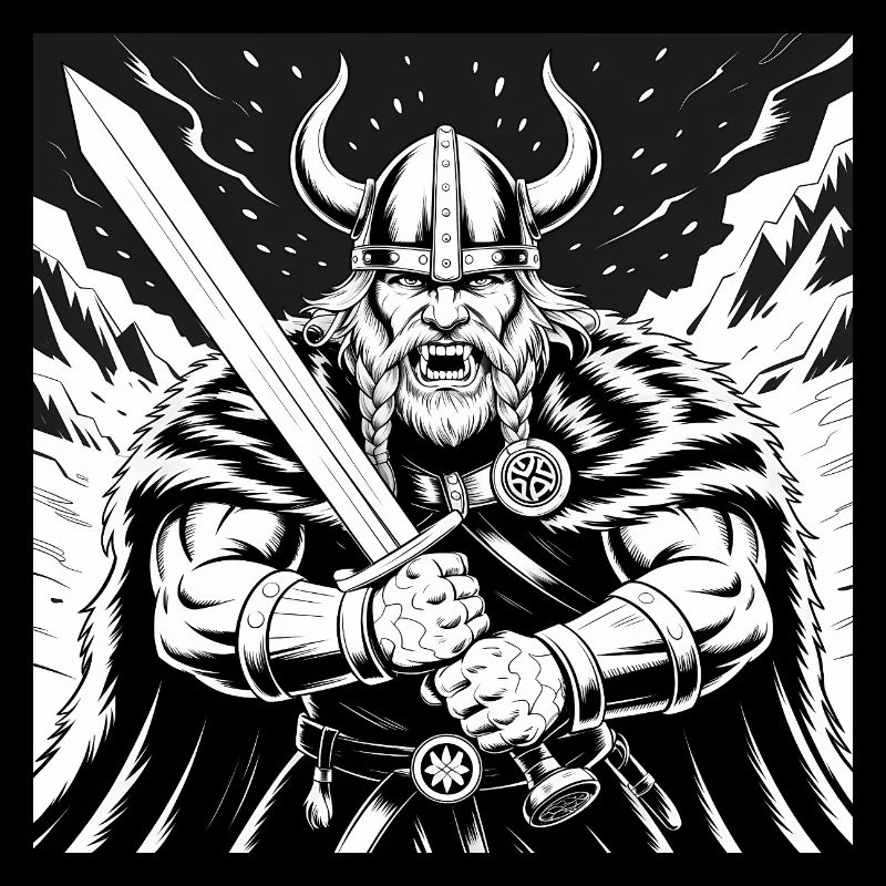 Puissant guerrier viking version 3