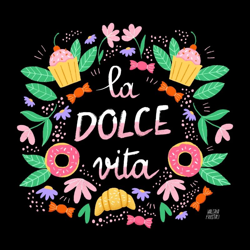 Lettrage à la main La Dolce Vita