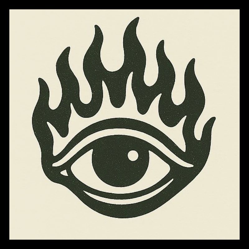 Oeil enflammé