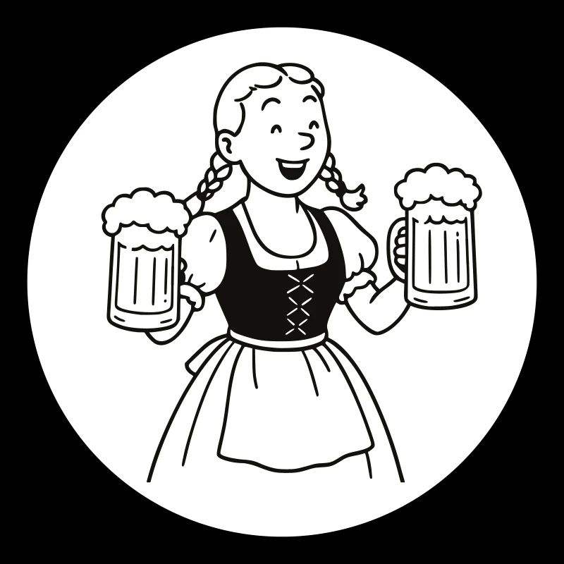 Bier mädchen