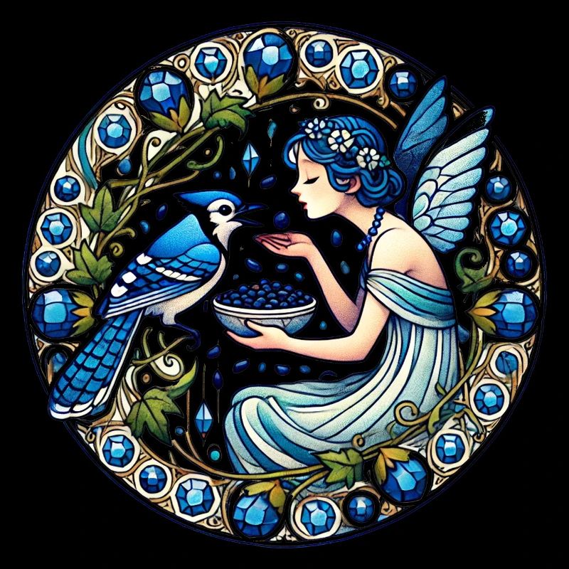 Fée geai bleu