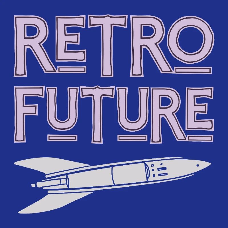 Retro Future Rocket Nostalgia