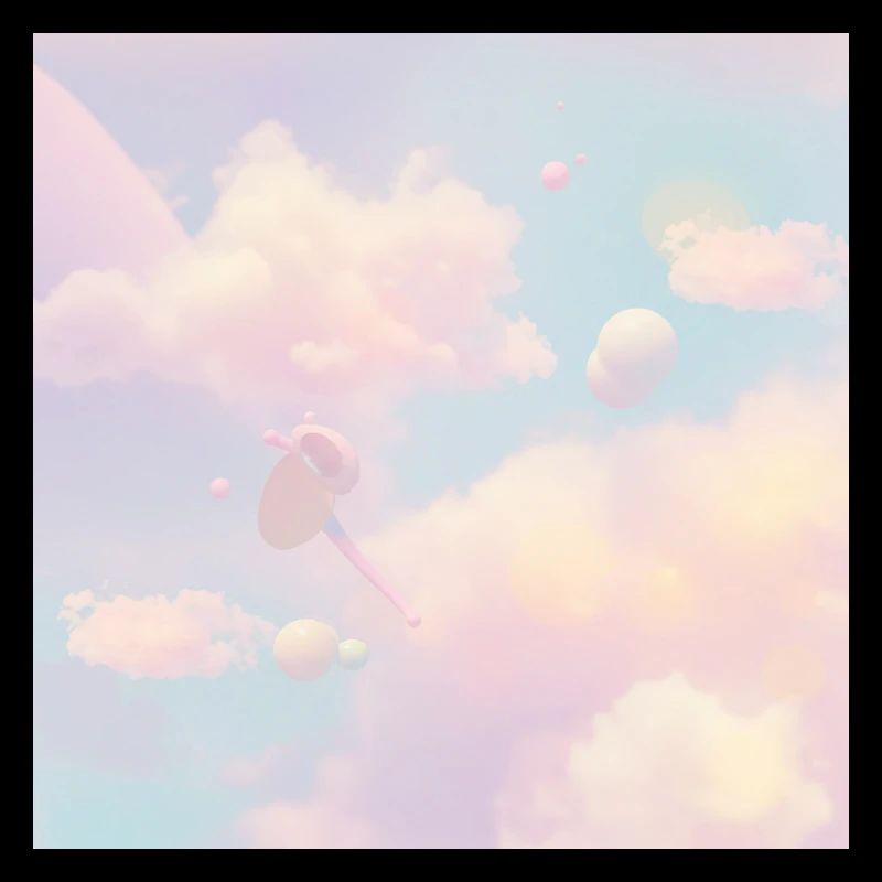 Ciel pastel rêveur