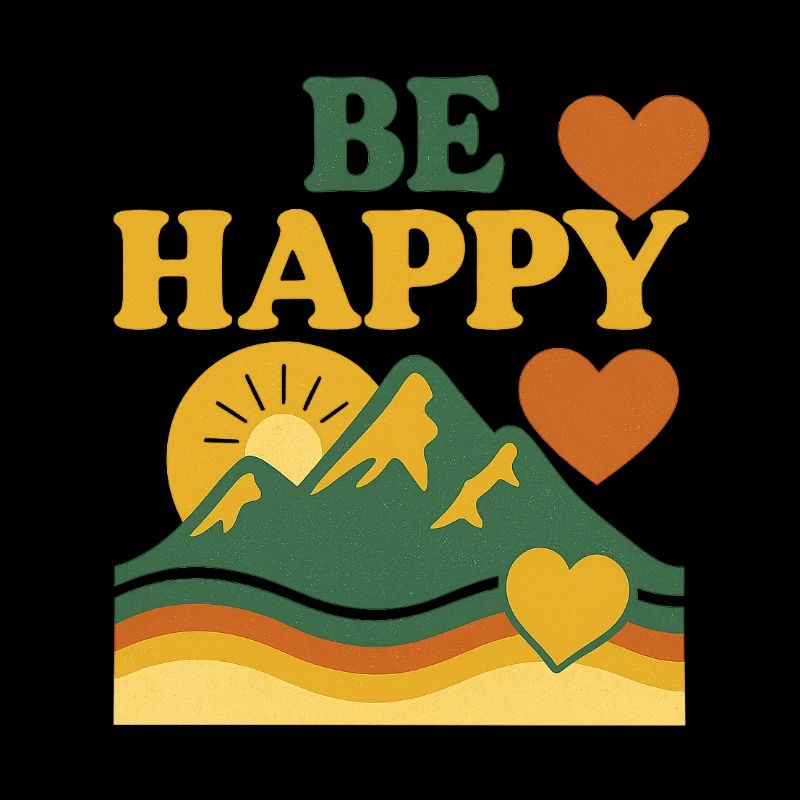 Be Happy – Retro Design
