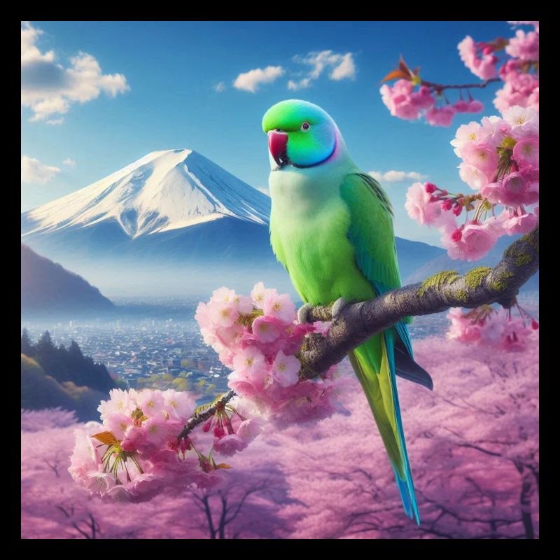 Papageien-Liebe