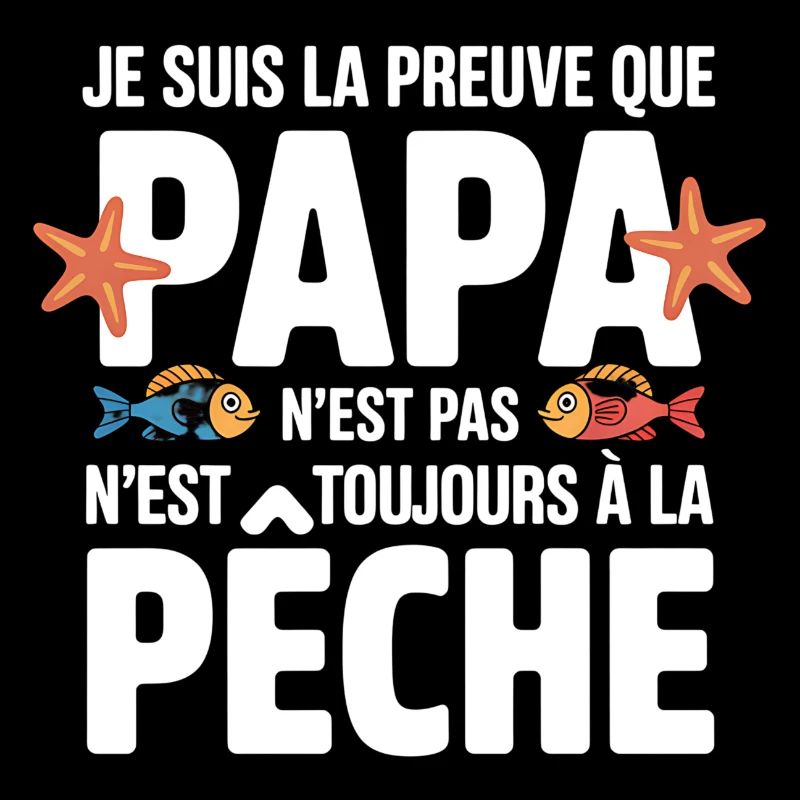 Papa Pêche Pêcheur Bébé Nourrisson Naissance