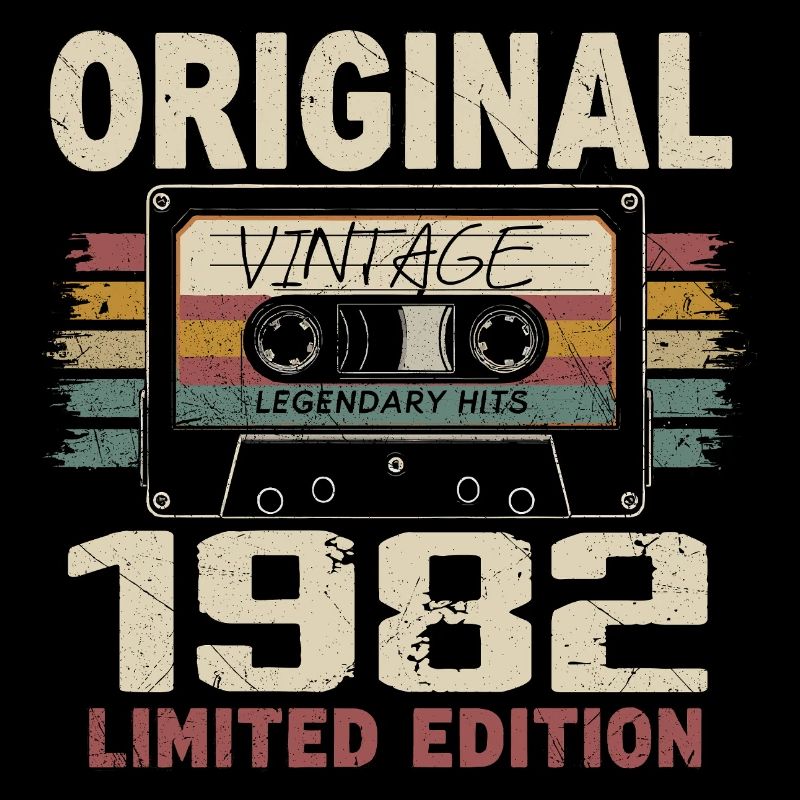 1982 cadeau anniversaire 1982 vintage 1982 rétro