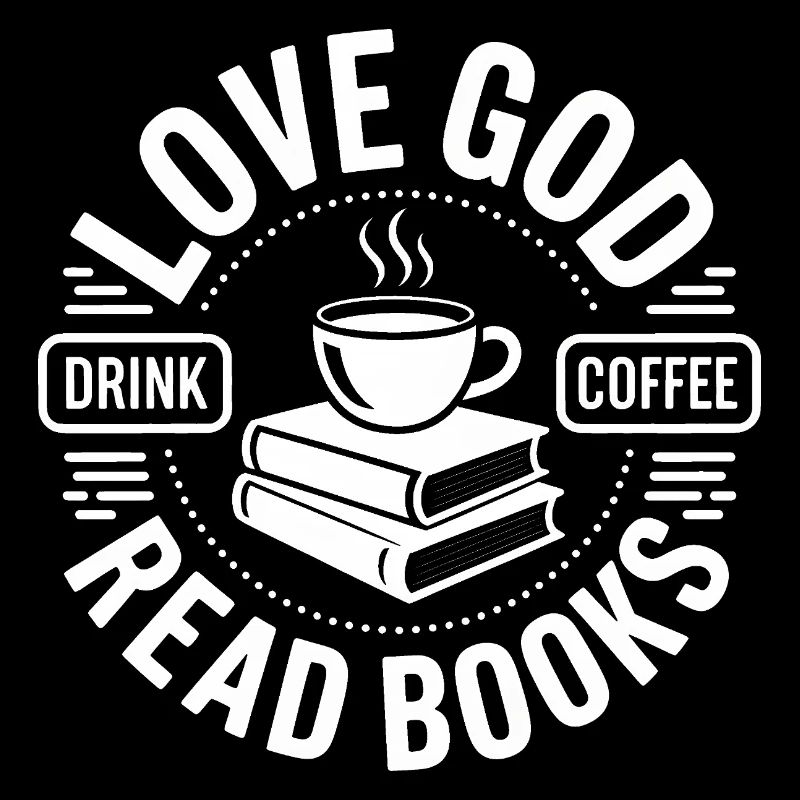 Liebe Gott, Trinke Kaffee, Lese Bücher! Christlich