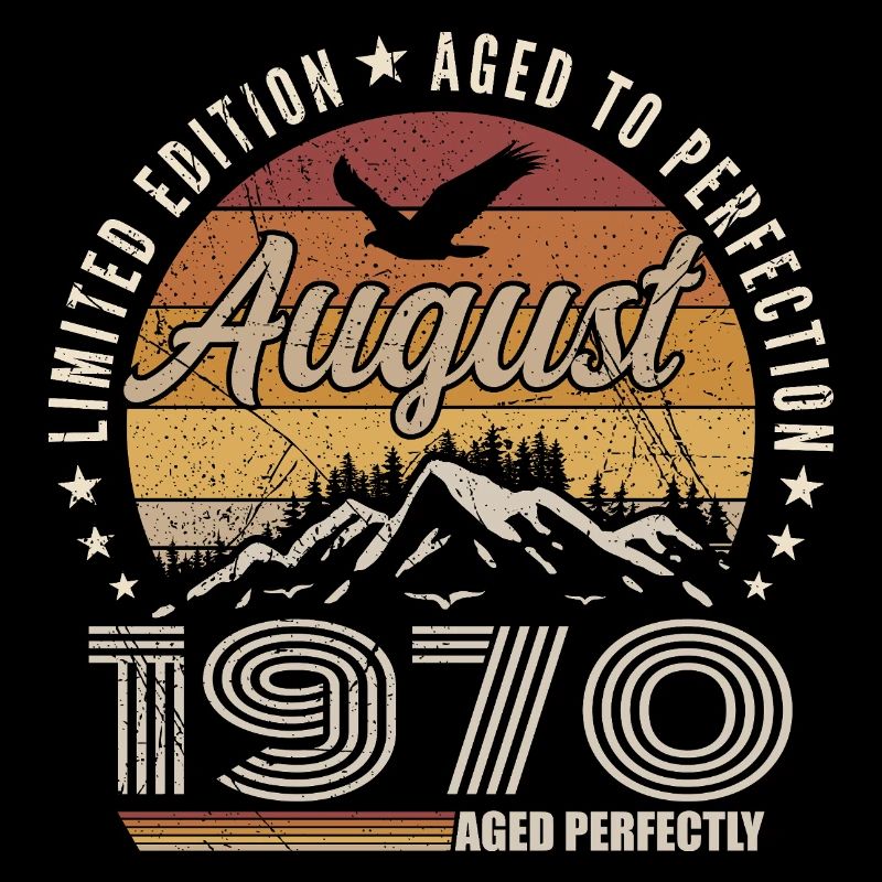 August 1970 Retro Anniversary August 1970 August 1970
