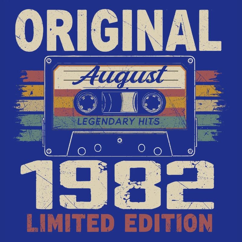 August 1982 August 1982 Geschenk August 1982 August 1982
