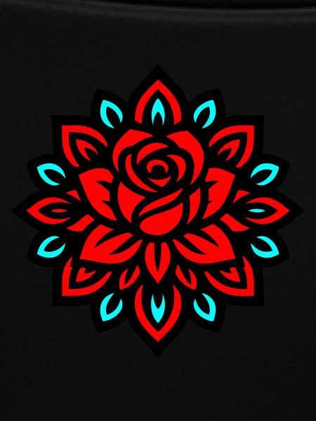 Rose Mandala Flower
