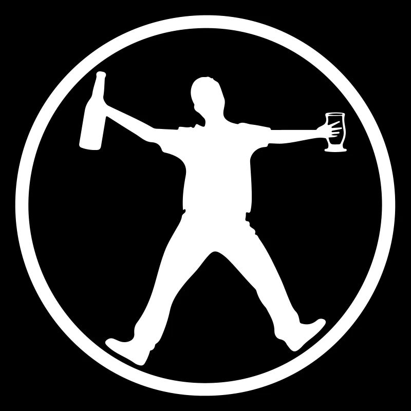 Silhouette de fête de l’alcool