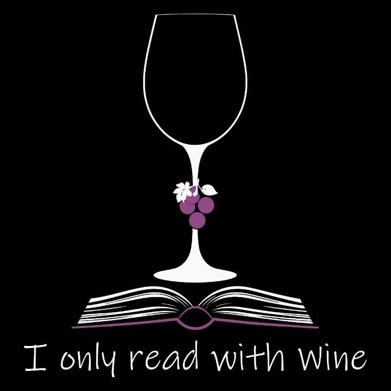 Ich lese nur beim Wein