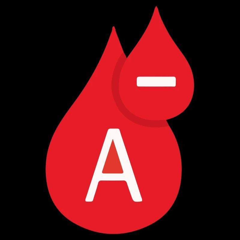 Blood type rhesus factor A negative gift idea