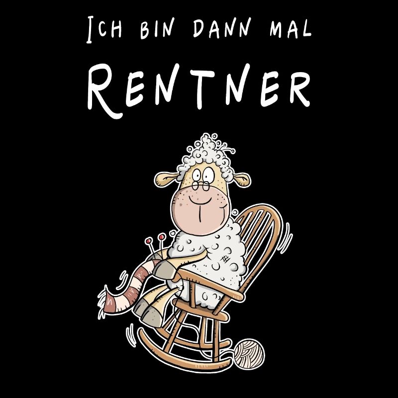 Ich Bin Dann Mal Rentner Schaf Funmotiv