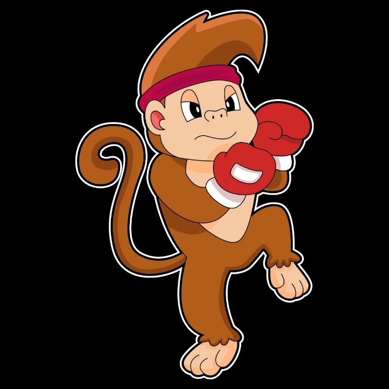 Monkey Boxer Gants de boxe Boxe Boxe